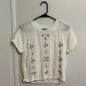 Cider Short Sleeve Sweater